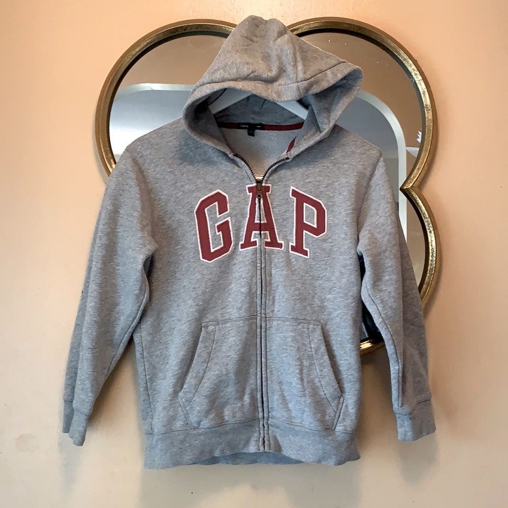 Kids Gap Gray Hoodie Sz L (10) Gap Kids